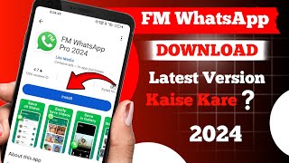 FM WhatsApp Download v1010 Latest Version Kaise Kare [upl. by Placida]