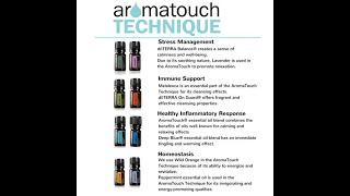 La technique Aromatouch de doTERRA [upl. by Milly]