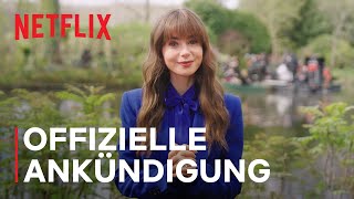 Emily in Paris Staffel 4  Offizielle Ankündigung  Netflix [upl. by Anirual251]