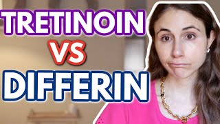 Tretinoin vs Differin  DERMATOLOGIST ANSWERS YOUR SKIN CARE QUESTIONS DrDrayzday [upl. by Ayalahs]