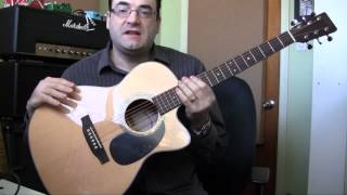 Sigma 000MC1STE Acoustic Guitar Review [upl. by Eltsyrc]