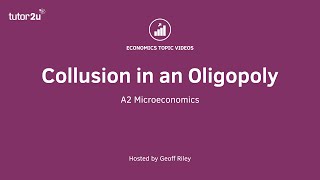 Collusion in an Oligopoly I A Level and IB Economics [upl. by Sivel]