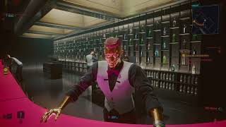 The Konpeki Plaza Bartender Calls you out during the Heist rare dialogue [upl. by Imiaj]