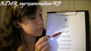 ♥ ASMR ♥ Eye Exam • Roleplay • first [upl. by Odnanreh352]