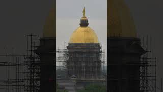 Regilding the Dome Scaffolding Timelapse [upl. by Ari]