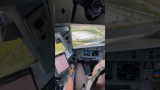 The symphony 🎶 of touching down 🛬 a 200000 pound machine at 270 kmh airline pilot airbus fly [upl. by Moyra]