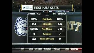 UConn vs Pittsburgh  Quarterfinals  2011 Big East Tournament [upl. by Abibah]