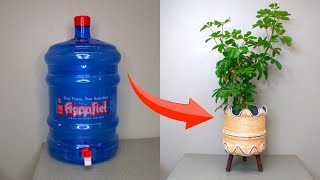 DE BASURA A LUJO ♻️ Una Grande Idea para reciclar tus BIDONES DE AGUA [upl. by Adnolay]