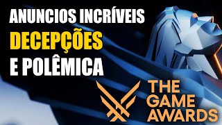 MELHORES ANUNCIOS DE NOVOS JOGOS E POLÊMICAS DO TGA 2024 [upl. by Lleinnad874]