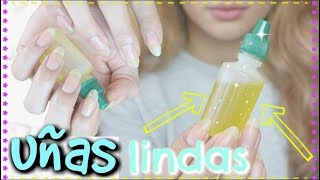 Tus uñas jamás se romperán y creceran rapidamente aplicando estos 3 aceites [upl. by Enitsirc]