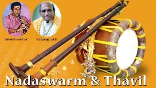 Nadaswaram amp Thavil  For Marriage Functions  Classical Instrumental  Jayashankar amp Valayapatti [upl. by Quiteria]