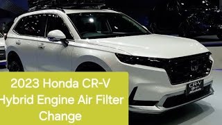 2023 Honda CRV Hybrid Engine Air Filter removal [upl. by Drehcir]