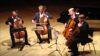 Copenhagen Cello Quartet performs W Fitzenhagens Conzertwalzer [upl. by Dagney]