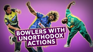 Dont try this at home  Unusual bowling actions  Bowlers Month [upl. by Yeleek]