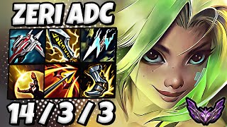 Zeri vs Kaisa ADC  Quadra Kill  Patch 1418 Korea Master ✅ [upl. by Festa]