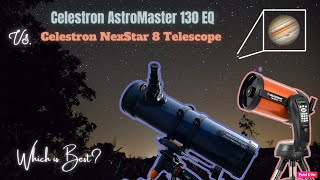 Celestron AstroMaster 130EQ vs NexStar 8 SE  Jupiter Observation  Budget vs Premium Comparison [upl. by Imyaj978]