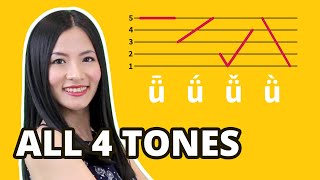 Learn All 4 Mandarin Chinese Tones Pronunciation Guide  Lesson 1 [upl. by Annoit]