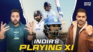 India vs Australia Best Team India playing XI for Adelaide Test  Where should Rohit Sharma bat [upl. by Ecirtap]