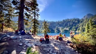 Hiking  4k Snow Lake  Mount Baker Snoqualmie Pass WA [upl. by Naic]