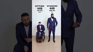 Men’s fashion Sitting amp Standing 😮‍💨😮‍💨 paraplegic spinalcordinjury wheelchair [upl. by Yraunaj493]