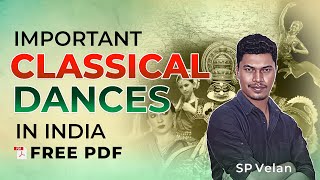 TNPSC Group4 Exam  Important Classical Dances in India  SP Velan  Veranda Race [upl. by Yllier]