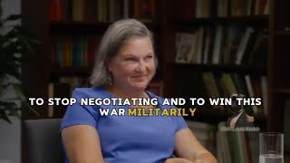 Victoria Nuland lies about the prevented RussianUkrainian peace plan [upl. by Nomyad]