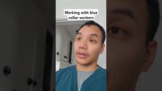 working with blue collar workers comedyshorts funny relatable [upl. by Hteazile]