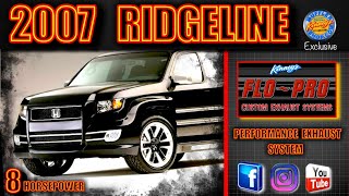 2007 Honda Ridgeline Custom Split Dual With FloPro by Kinneys [upl. by Ahtaga24]