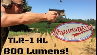 Streamlight TLR1 HL 800 Lumen Light Review HD [upl. by Endo]