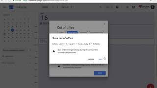 Out of Office in New Google Calendar Work or School Calendars Only [upl. by Aknaib]