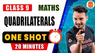 Quadrilaterals Explained in One Shot  Class 9 Maths  CBSE 2024 [upl. by Hanad]