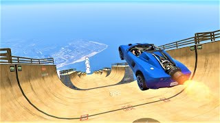 ULTRA BOOST SKATE MEGA RAMP  NO COPYRIGHTNO COMMENTARY GAMEPLAY FOR TIKTOK AND YOUTUBE  GTA5 [upl. by Assilaj]