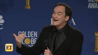 Quentin Tarantino  Once Upon a Time in Hollywood  Golden Globes 2020 Full Backstage Interview [upl. by Jacquelin]