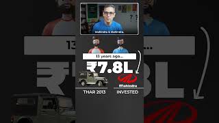 THAR ya Mahindra ke Shares  What would you do  Ankur Warikoo shorts [upl. by Croom]