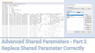 Advanced Shared Parameters  Part 2  Delete  Replace Shared Parameter [upl. by Lifton]