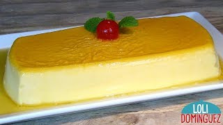 FLAN DE VAINILLA SIN HUEVO Y SIN HORNO FÁCIL Y RÁPIDO Loli Domínguez  Recetas paso a paso [upl. by Olva16]