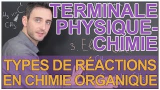 Grands types de réactions en chimie organique  PhysiqueChimie  Terminale  Les Bons Profs [upl. by Lanoil]