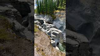 Athabasca River flowing through Canyon nature jaspers naturewalk [upl. by Erland]