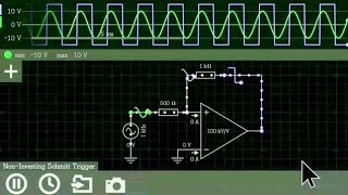 Non inverting schmitt trigger in tamil  how it can be design [upl. by Clayberg]