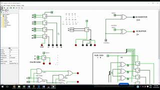 ADDER SUBTRACTOR LOGISIM OCT2024 [upl. by Ahseem]