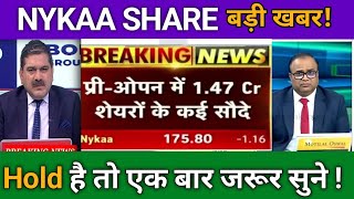 nykaa share latest news  nykaa share price target  nykaa share news today [upl. by Pandich]