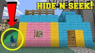 Minecraft PEACOCKS HIDE AND SEEK  Morph Hide And Seek  Modded MiniGame [upl. by Oona]