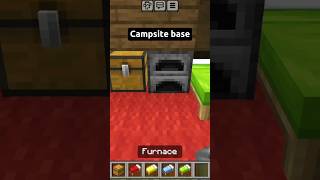 Campsite base tutorial for Minecraft minecraft tutorial [upl. by Eilahtan]