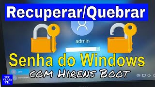 Quebrando Senha do Windows 10 Com Hirens Boot Cd [upl. by Carver]