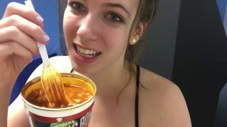 Beefaroni Chef Boyardee Big Bowl  MUKBANG [upl. by Occir]