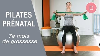 Pilates Prénatal  7ème mois de grossesse [upl. by Repsihw]