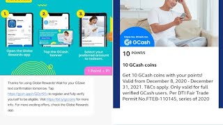 How to Convert Globe  TM Rewards Points to Gcash Balance [upl. by Odravde]