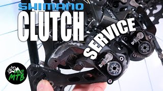 ⭐Essential Derailleur SERVICE for Shimano CLUTCH⭐ 12 11 10 speed  XTR XT SLX Deore Maintenance [upl. by Olemrac]