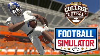 Kentucky Vs Miami  Football Simulator COLLEGE Edition [upl. by Gildus]