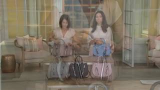 orYANY Pebbled Leather Satchel  Cassandra on QVC [upl. by Holub]